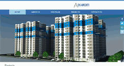 Desktop Screenshot of dsarchitects.in